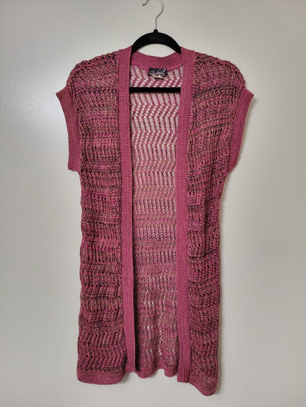 VTG Questions by Say What? Y2K Knit Cardigan Size 1X